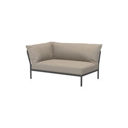 LEVEL2 Left Corner Lounge Sofa, Sunbrella Heritage ash, HOUE