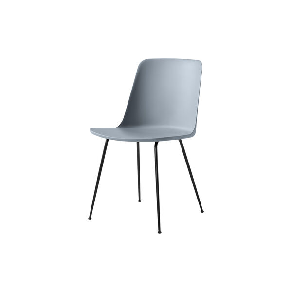 Rely HW6 Dining Chair, light blue/black, &Tradition