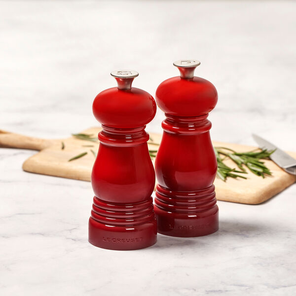 Salt & Pepper Mill Set Mini, cerise Salt & Pepper Mill Set Mini, cerise, Le Creuset
