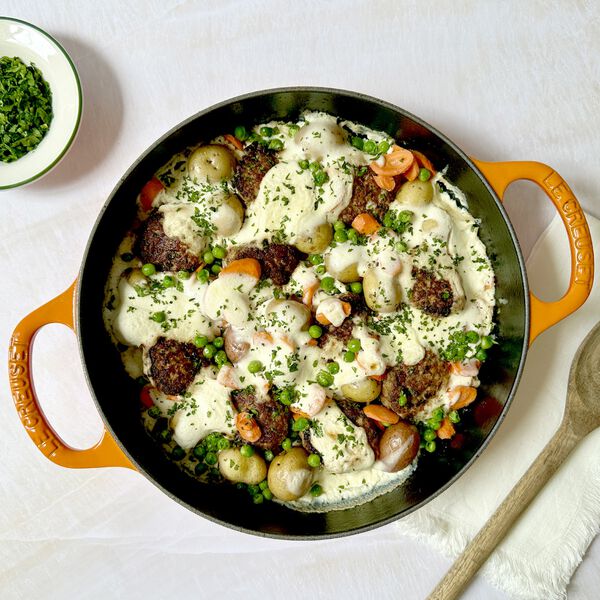 Everyday cast iron pan 28 cm, volcanic, Le Creuset