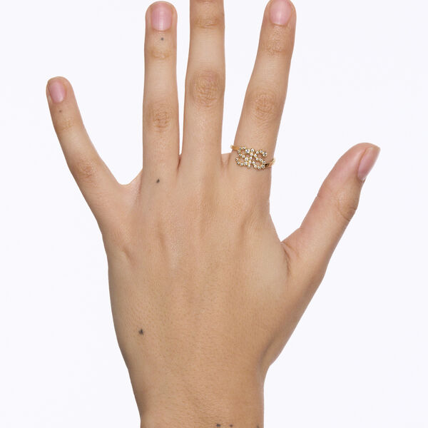 SIS Collet Ring, gold, Maria Black