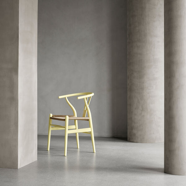 CH24 Wish Bone Chair, soft hollyhock, Carl Hansen & Søn