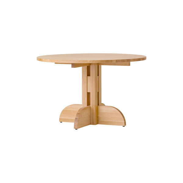 Puffin Dining Table | Round | &Oslash; 120 | Solid Oak, Audo Copenhagen