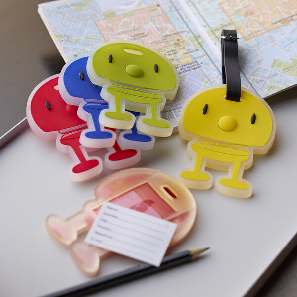 Hoptimist Bag tag, blue Hoptimist Bag tag, blue, Hoptimist