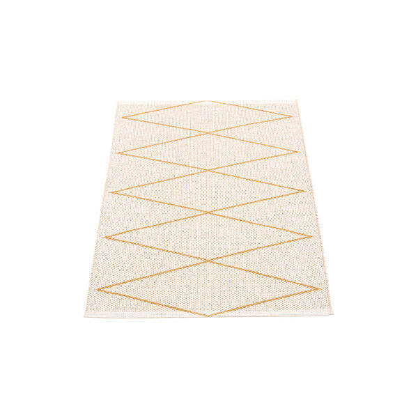 Max Plastic Rug, ochre/vanilla, Pappelina
