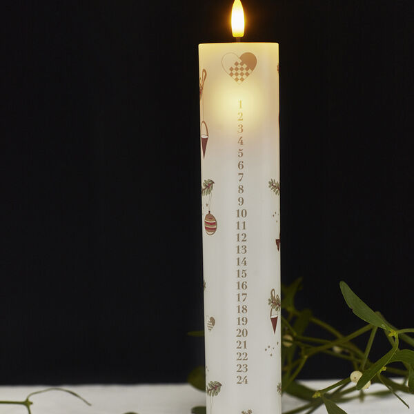 Mie LED Calendar candle, Sirius Home