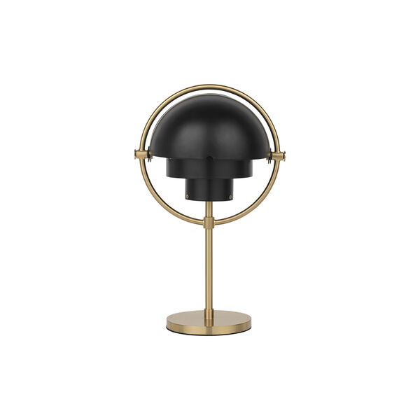 Multi-Lite Portable Lamp, black semi matt/brass, GUBI