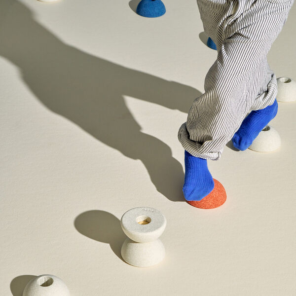3 x Foam Balls, sand grey/honey yellow, MODU