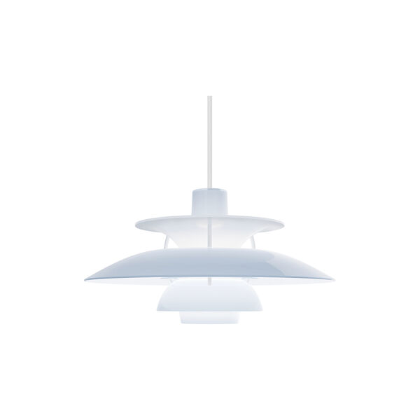 PH 5 320 Opal Pendant, opal pale blue, Louis Poulsen