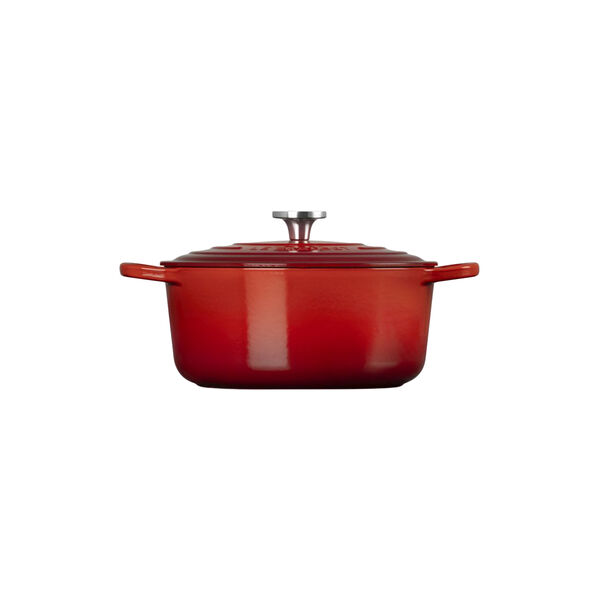 Signature Round Cocotte | 26 cm | Cerise, Le Creuset