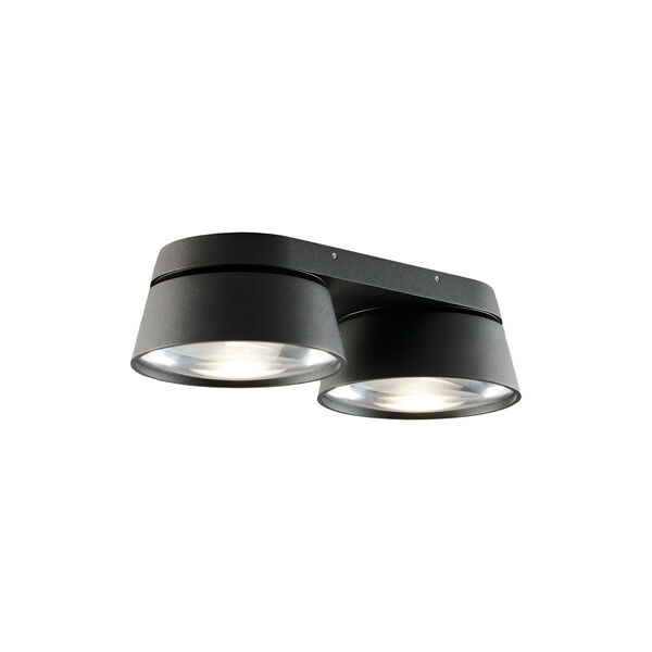VANTAGE 2+ Ceiling Light, black, LIGHT-POINT