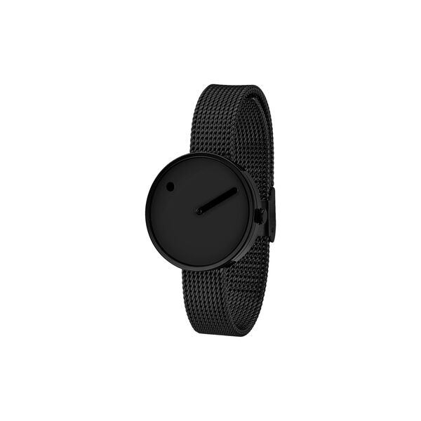 Picto Wrist Watch, black/matt black Picto Wrist Watch, black/matt black, PICTO