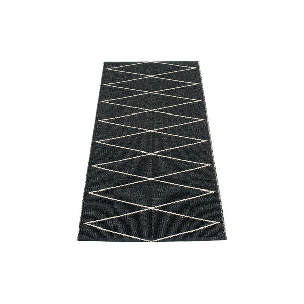 Max Plastic Rug, black/vanilla, Pappelina