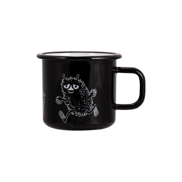 Stinky Enamel Mug, black, Muurla