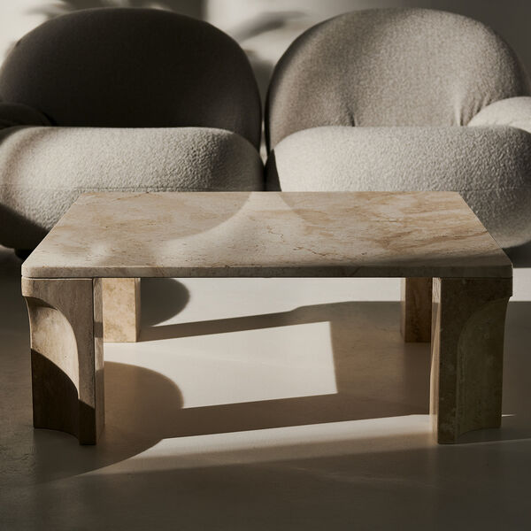 Doric Square Coffee Table, neutral white Doric Square Coffee Table, neutral white, GUBI