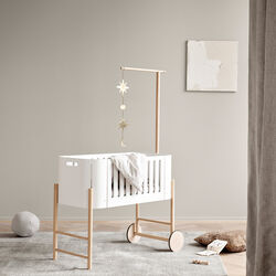 Holder for Wood Co-Sleeper Bed Canopy & Mobile, oak, Oliver Furniture