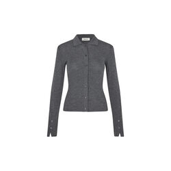 HirokiMD cardigan, dark grey melange, Modström