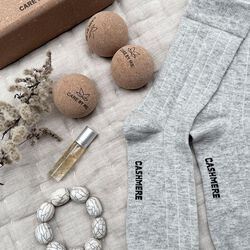 Smooth Feet Socks, light grey, CARE BY ME