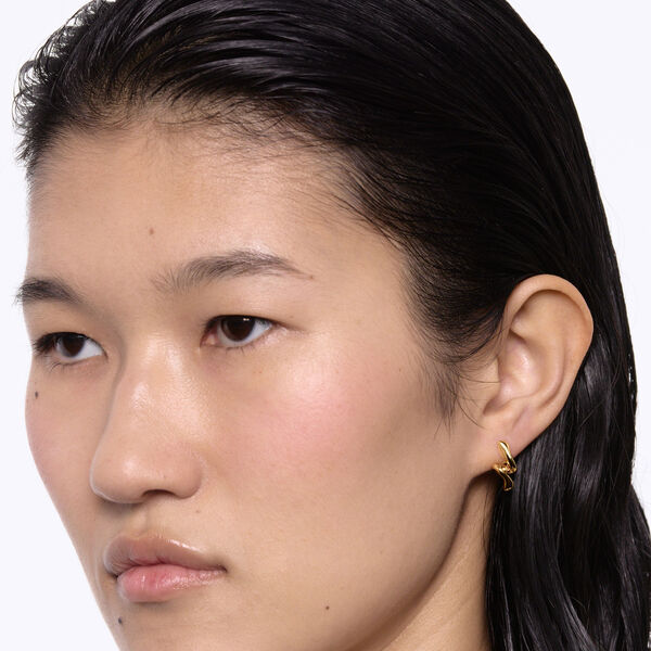 Coil Curl Studs, gold, Maria Black