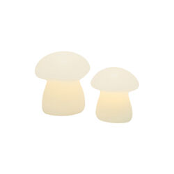 Elvina Mushroom, clear/white, Sirius Home