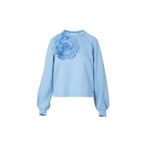 Sweat with scuba rose, pastel blue, Coster Copenhagen