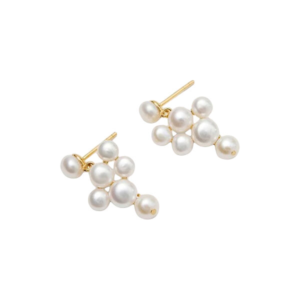 Blossom&nbsp;Earrings, gold plated, Pernille Corydon Jewellery