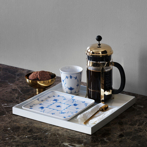 Blue Fluted Plain Plate 20 cm, Royal Copenhagen