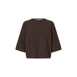 Gabby Knit SS O-Neck, demitasse, Second Female