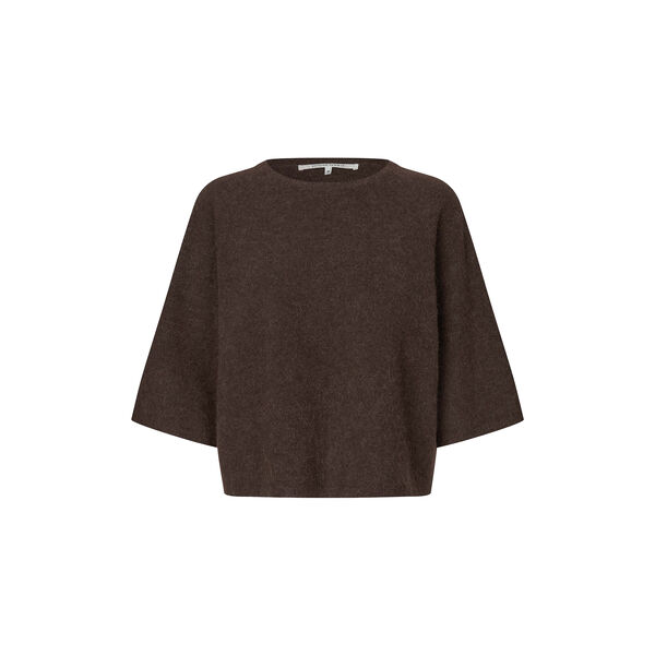 Gabby Knit SS O-Neck, demitasse, Second Female