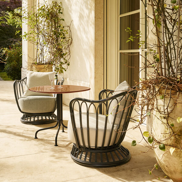 Carmel Bistro Outdoor Lounge Table, matt rock red Carmel Bistro Outdoor Lounge Table, matt rock red, GUBI