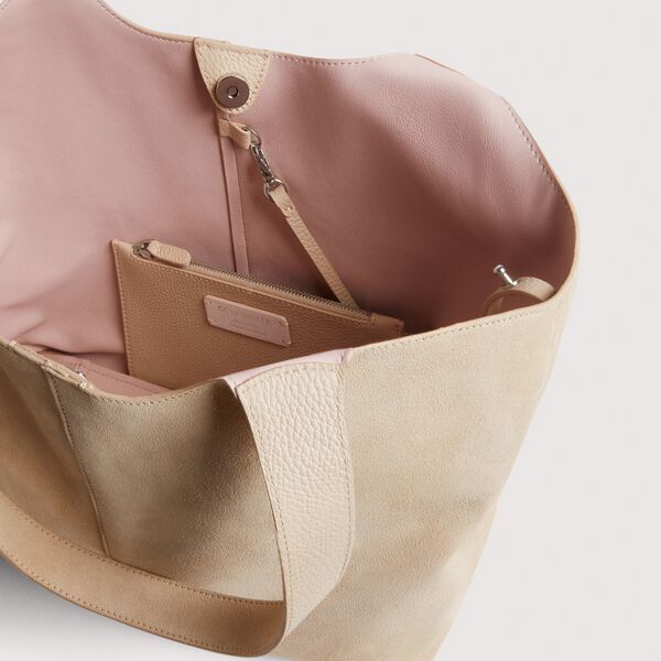 COCCINELLE C-EASY SUEDE, sandshel/sandsh, Coccinelle