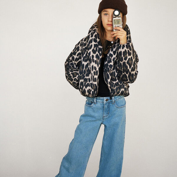 Heylee Jacket, brushed leo, Molo