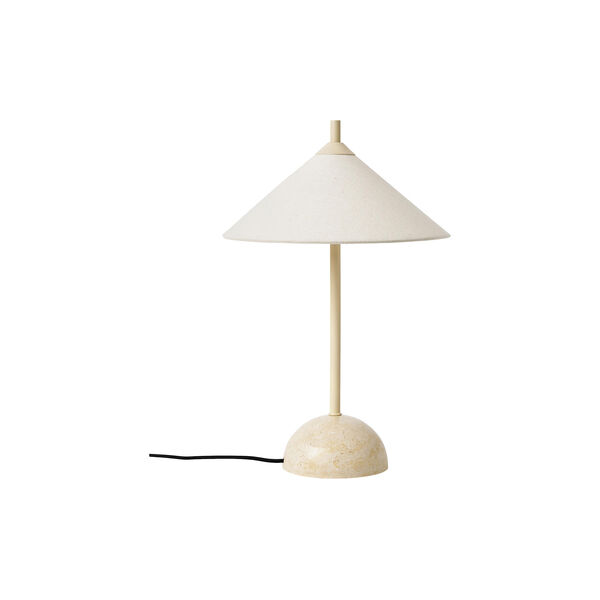 Vica Table Lamp with Marble Base, cream, Westwing Collection
