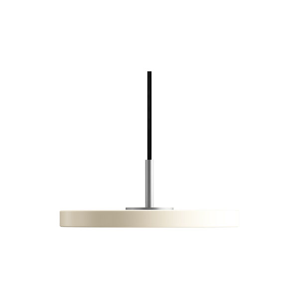 Asteria Micro Pendant, pearl white/steel, UMAGE