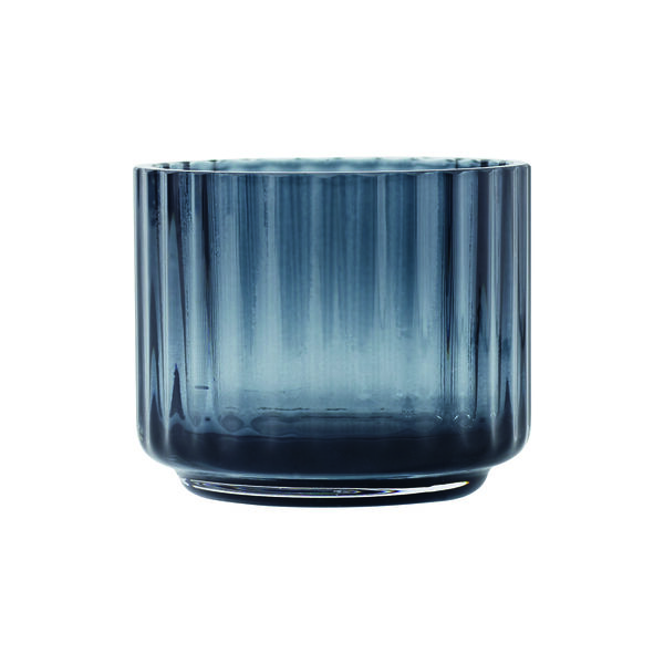 Tealight Holder, midnight blue, Lyngby Porcel&aelig;n