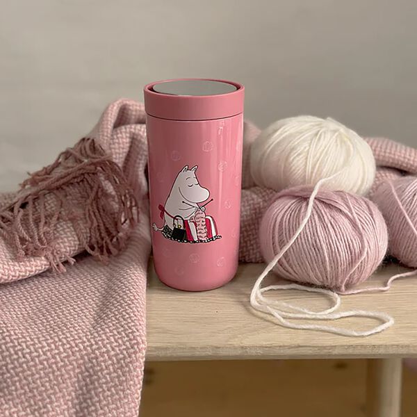 To Go Click Termo cup 0.4 L, moomin knitting, Stelton