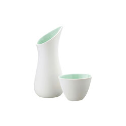 Milk/Sugar Set, white/mint, Ditte Fischer Copenhagen