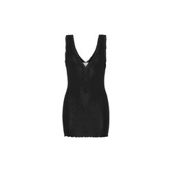 Woollen Lacey Top, black, Seamless Basic