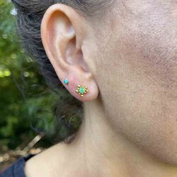 Winnie Studs, green, Nuni Copenhagen