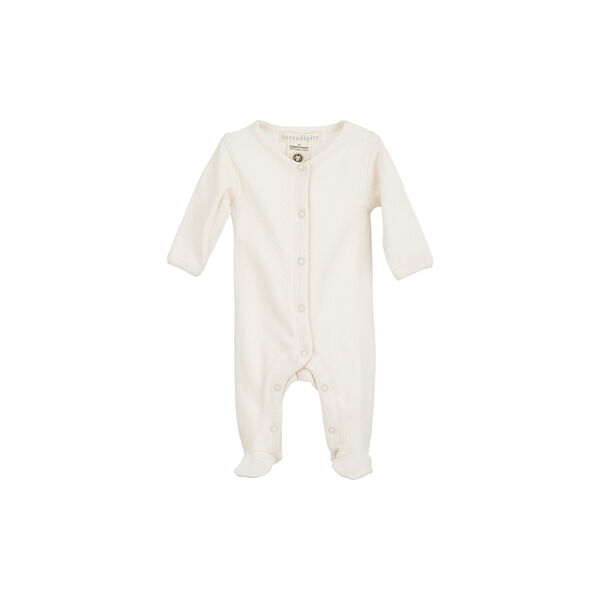 Newborn Suit with Feet, offwhite Newborn Suit with Feet, offwhite, Serendipity