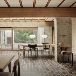 Stemlite Pendant, black chrome, GUBI