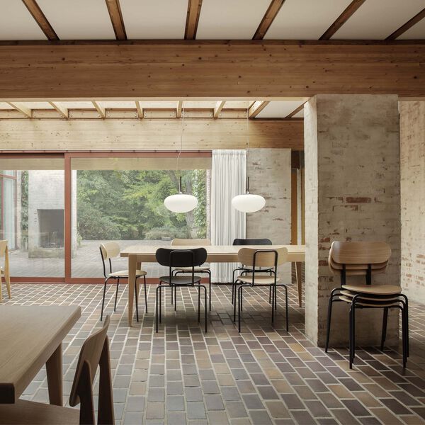 Stemlite Pendant, black chrome, GUBI