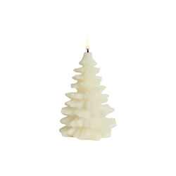 LED Christmas Tree Candle 15 cm, ivory, Uyuni Lighting
