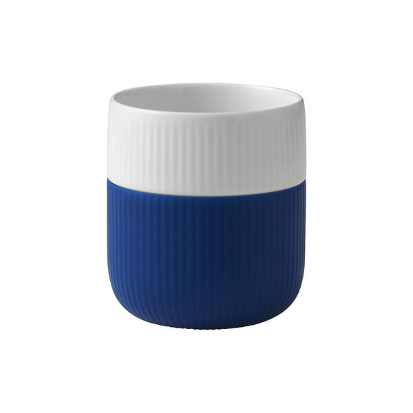 Fluted Contrast Mug 35 cl, mega blue, Royal Copenhagen