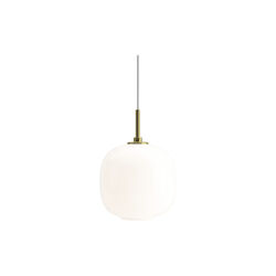 VL45 Radiohus Pendant, opal white, Louis Poulsen