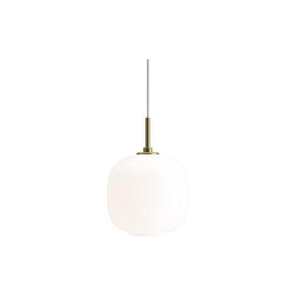 VL45 Radiohus Pendant, opal white VL45 Radiohus Pendant, opal white, Louis Poulsen