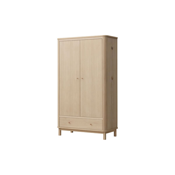 Wood Wardrobe 2 Doors, oak Wood Wardrobe 2 Doors, oak, Oliver Furniture