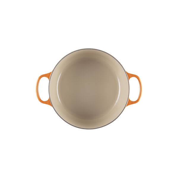 Signature round cast iron pot &Oslash; 28 cm, volcanic, Le Creuset