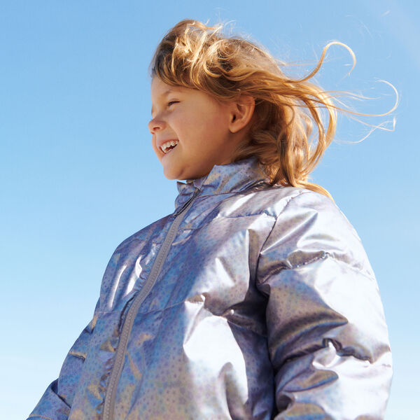 Lightweight Puffer Jacket Ullu, silver sky flower, Wheat
