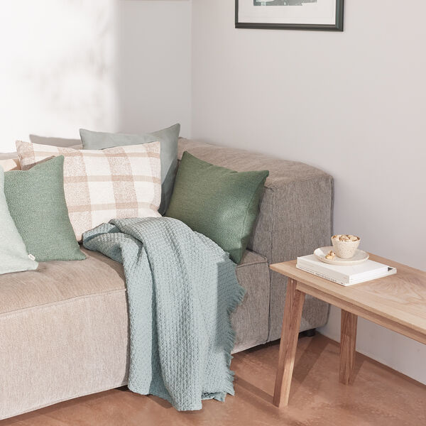 Jazz Cushion, dusty green, Compliments